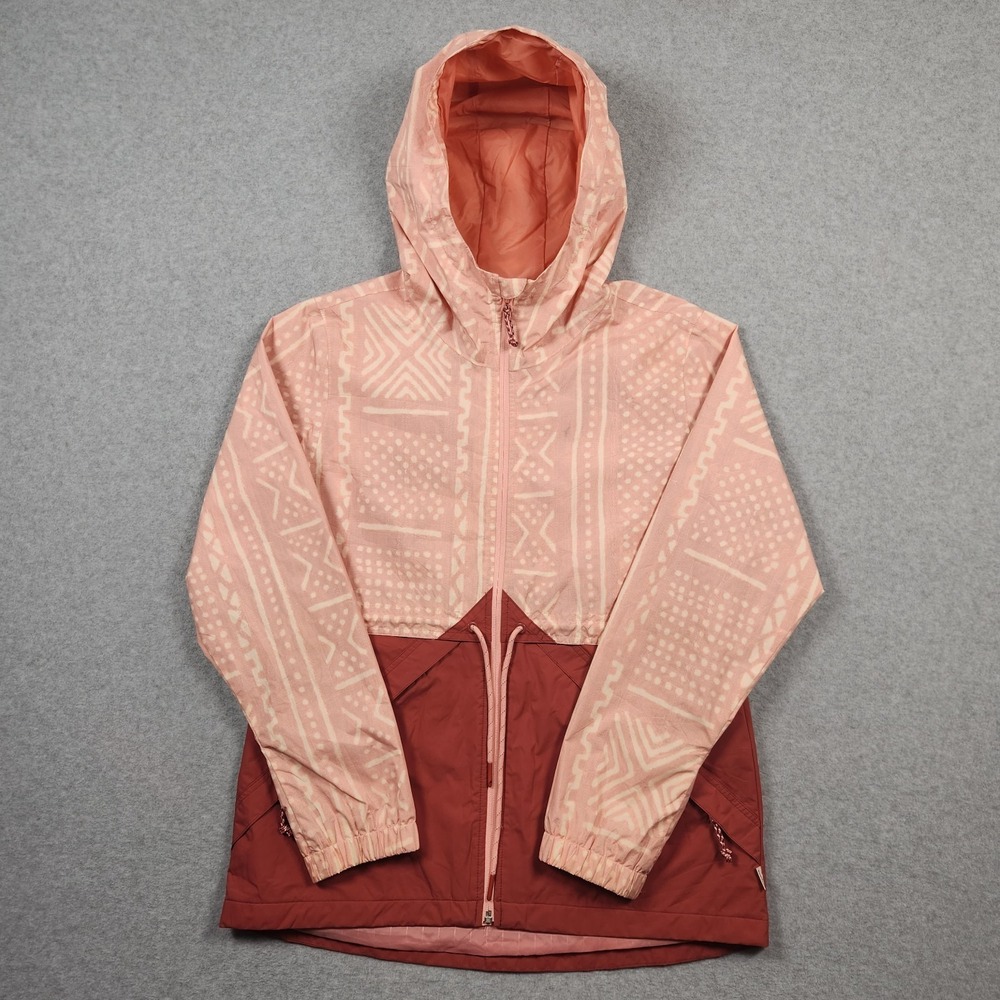 Burton Jacket Women's Medium PinkNarraway Rain Waterproof Hooded Outdoors